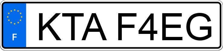 Numer rejestracyjny KTAF4EG posiada Can-am Outlander max