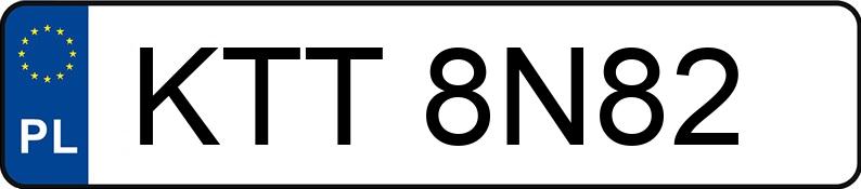 Numer rejestracyjny KTT 8N82 posiada AUDI A3 - KTT8N82 Numer rejestracyjny KTT 8N82 posiada AUDI A3 - KTT8N82