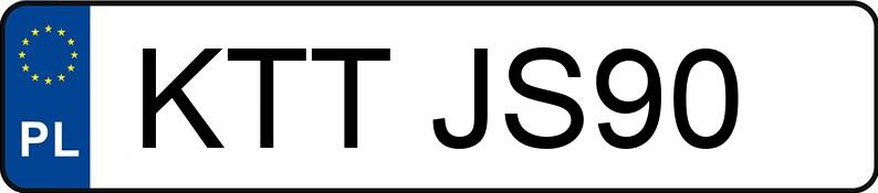 Numer rejestracyjny KTT JS90 posiada BMW 320i Kat. E36 320i Kat. E36 - KTTJS90