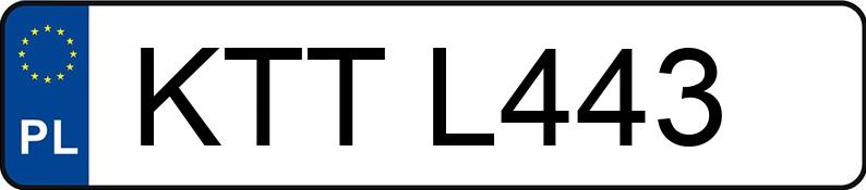 Numer rejestracyjny KTT L443 posiada WARTBURG 353 1.0 353W - KTTL443 Numer rejestracyjny KTT L443 posiada WARTBURG 353 1.0 353W - KTTL443