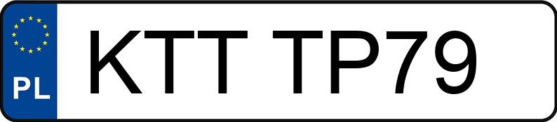 Numer rejestracyjny KTT TP79 posiada BMW 530 Diesel MR`03 E3 E60 530 Diesel MR`03 E3 E60 - KTTTP79
