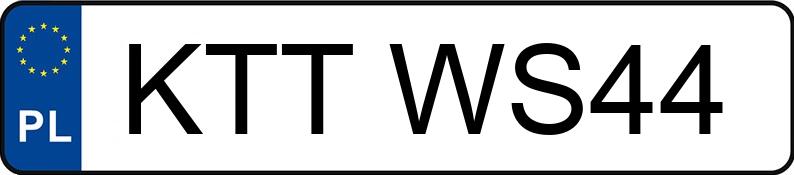 Numer rejestracyjny KTT WS44 posiada BMW 118i MR`15 E6 F20/F21 118i MR`15 E6 F20/F21 - KTTWS44