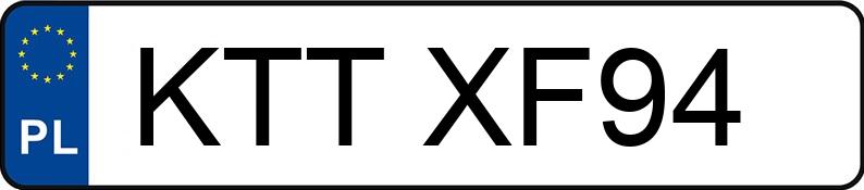 Numer rejestracyjny KTT XF94 posiada SKODA OCTAVIA - KTTXF94