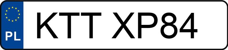 Numer rejestracyjny KTT XP84 posiada AUDI A4 QUATTRO - KTTXP84