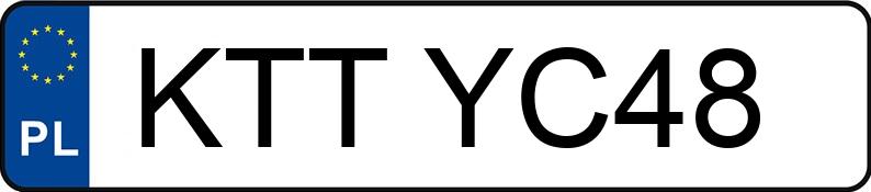 Numer rejestracyjny KTT YC48 posiada VOLKSWAGEN Passat B6 2.0 TDI MR`05 E4 Highline DPF - KTTYC48