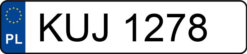 Numer rejestracyjny KUJ 1278 posiada FSO-WARSZAWA POLONEZ CARO - KUJ1278
