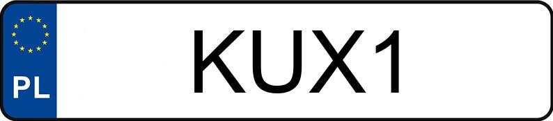 Numer rejestracyjny KUX 1 posiada NISSAN Rogue 2.5 MR`07 SL - KUX1