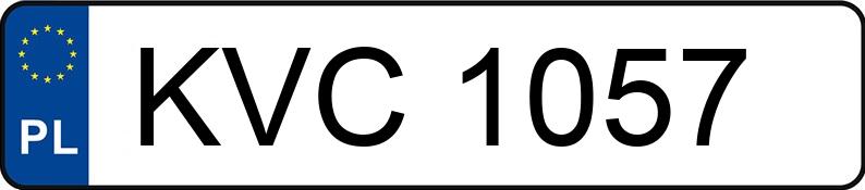 Numer rejestracyjny KVC 1057 posiada FSO-WARSZAWA POLONEZ CARO 1.6 KAT - KVC1057