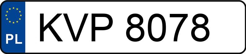 Numer rejestracyjny KVP 8078 posiada AUTOSAN D-55 8.7t D55/4.5 - KVP8078