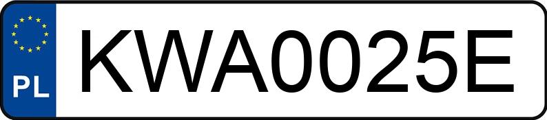 Numer rejestracyjny KWA 0025E posiada FIAT SEICENTO 1.1 KAT - KWA0025E