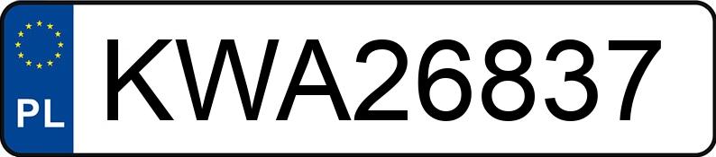 Numer rejestracyjny KWA 26837 posiada FORD TRANSIT CUSTOM - KWA26837 Numer rejestracyjny KWA 26837 posiada FORD TRANSIT CUSTOM - KWA26837