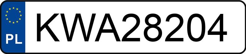 Numer rejestracyjny KWA 28204 posiada FIAT Punto Evo 1.4 MR`09 E5 Active - KWA28204