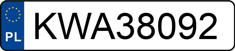 Numer rejestracyjny KWA 38092 posiada RENAULT ESPACE - KWA38092 Numer rejestracyjny KWA 38092 posiada RENAULT ESPACE - KWA38092