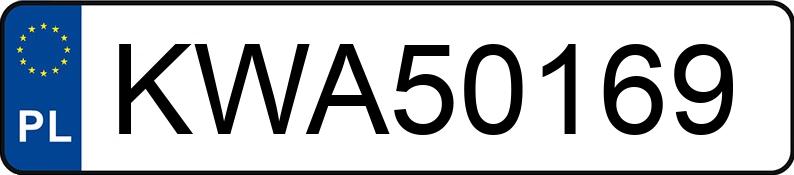 Numer rejestracyjny KWA 50169 posiada BMW 118 - KWA50169 Numer rejestracyjny KWA 50169 posiada BMW 118 - KWA50169