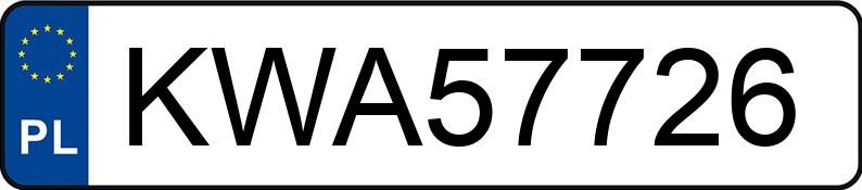 Numer rejestracyjny KWA 57726 posiada BMW X1 - KWA57726 Numer rejestracyjny KWA 57726 posiada BMW X1 - KWA57726