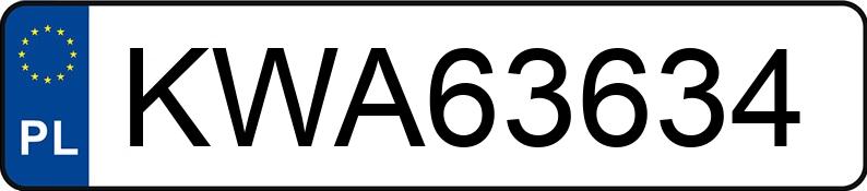 Numer rejestracyjny KWA 63634 posiada VOLKSWAGEN PASSAT - KWA63634 Numer rejestracyjny KWA 63634 posiada VOLKSWAGEN PASSAT - KWA63634