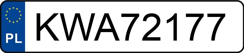 Numer rejestracyjny KWA 72177 posiada BMW X3 Diesel MR`22 E6d G01 xDrive30d - KWA72177