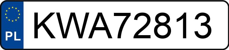 Numer rejestracyjny KWA 72813 posiada OPEL VIVARO - KWA72813
