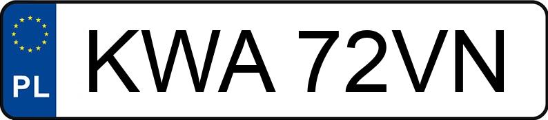 Numer rejestracyjny KWA 72VN posiada FIAT DOBLO - KWA72VN Numer rejestracyjny KWA 72VN posiada FIAT DOBLO - KWA72VN