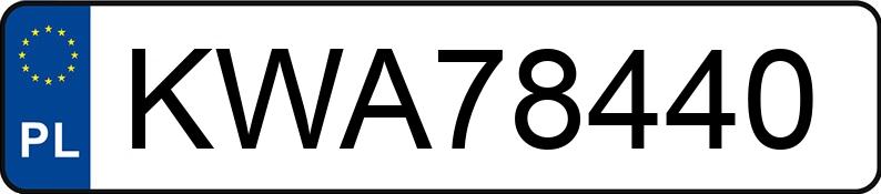 Numer rejestracyjny KWA 78440 posiada AUDI A3 Quattro 40 TFSI MR`20 E6d 8Y Advanced S tronic - KWA78440