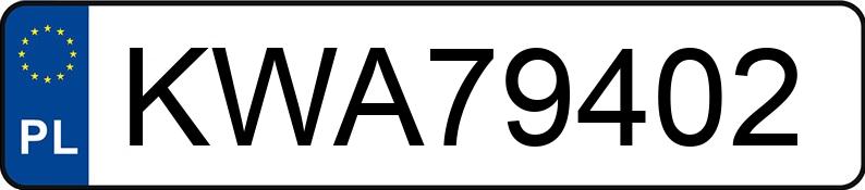 Numer rejestracyjny KWA 79402 posiada FORD Fiesta 1.3 MR`06 E4 Fiesta - KWA79402