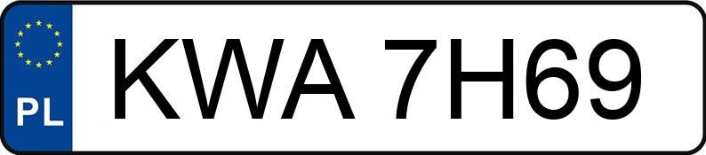 Numer rejestracyjny KWA7H69 posiada JELCZ Seria 400/600/800 C35 Diesel 3.5t