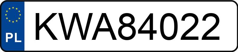 Numer rejestracyjny KWA 84022 posiada VOLKSWAGEN GOLF - KWA84022 Numer rejestracyjny KWA 84022 posiada VOLKSWAGEN GOLF - KWA84022