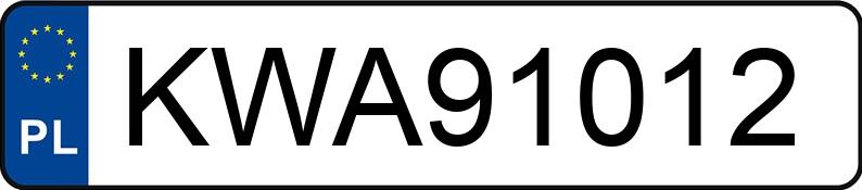 Numer rejestracyjny KWA 91012 posiada AUDI A5 - KWA91012 Numer rejestracyjny KWA 91012 posiada AUDI A5 - KWA91012
