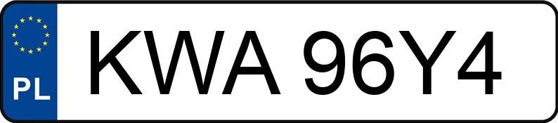 Numer rejestracyjny KWA 96Y4 posiada SIMSON Skutery S 53 - KWA96Y4