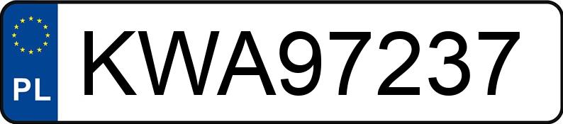 Numer rejestracyjny KWA 97237 posiada BMW 320 D - KWA97237 Numer rejestracyjny KWA 97237 posiada BMW 320 D - KWA97237