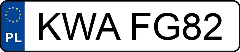 Numer rejestracyjny KWA FG82 posiada FIAT 126 ELX Maluch SX - KWAFG82