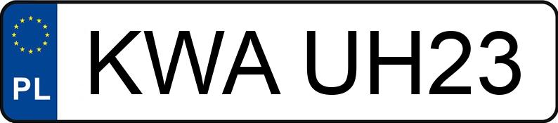 Numer rejestracyjny KWA UH23 posiada OPEL CORSA 1.2 I - KWAUH23