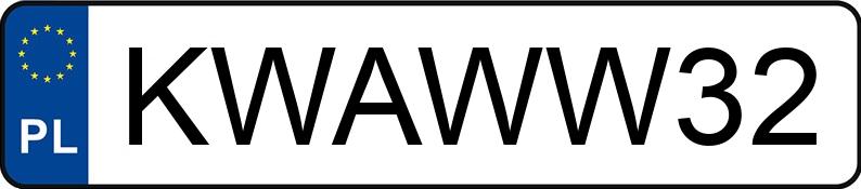 Numer rejestracyjny KWA WW32 posiada BMW 325 I - KWAWW32 Numer rejestracyjny KWA WW32 posiada BMW 325 I - KWAWW32