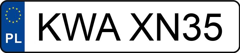 Numer rejestracyjny KWA XN35 posiada MERCEDES-BENZ ML 400 CDI MR`01 E3 W163 ML 400 CDI MR`01 E3 W163 - KWAXN35