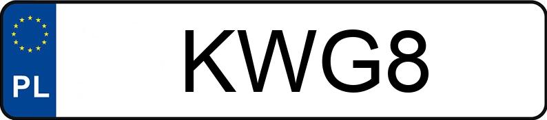 Numer rejestracyjny KWG 8 posiada DODGE Grand Caravan 3.6 Kat. MR`11 SXT Aut. - KWG8 Numer rejestracyjny KWG 8 posiada DODGE Grand Caravan 3.6 Kat. MR`11 SXT Aut. - KWG8