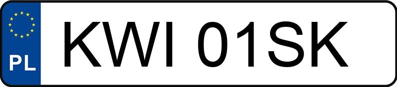 Numer rejestracyjny KWI 01SK posiada TOYOTA COROLLA - KWI01SK Numer rejestracyjny KWI 01SK posiada TOYOTA COROLLA - KWI01SK