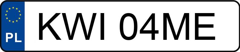 Numer rejestracyjny KWI04ME posiada BMW 520i Kat. MR`95 E39 520i Kat. MR`95 E39