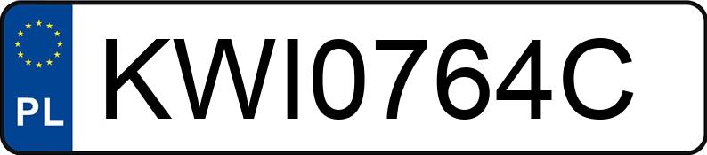 Numer rejestracyjny KWI 0764C posiada MAZDA 6 - KWI0764C