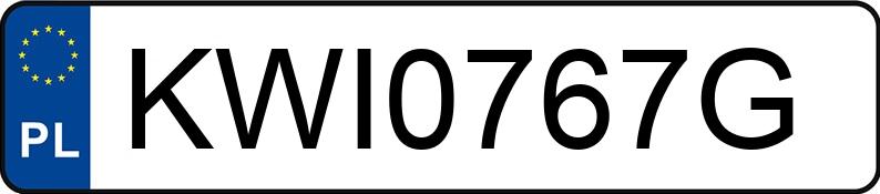 Numer rejestracyjny KWI 0767G posiada JEEP GRAND CHEROKEE - KWI0767G