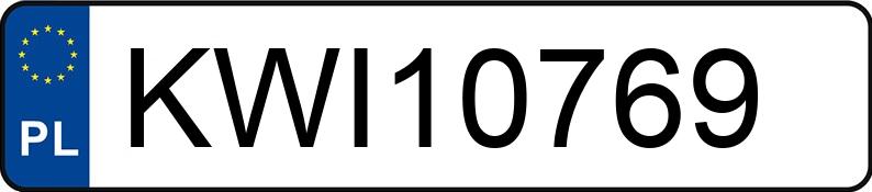 Numer rejestracyjny KWI 10769 posiada SKODA Fabia 1.4 MR`99 E3 Comfort - KWI10769 Numer rejestracyjny KWI 10769 posiada SKODA Fabia 1.4 MR`99 E3 Comfort - KWI10769