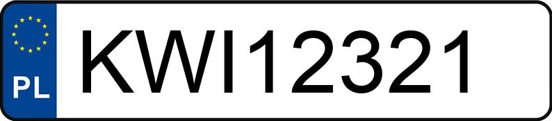 Numer rejestracyjny KWI 12321 posiada SEAT ALTEA - KWI12321