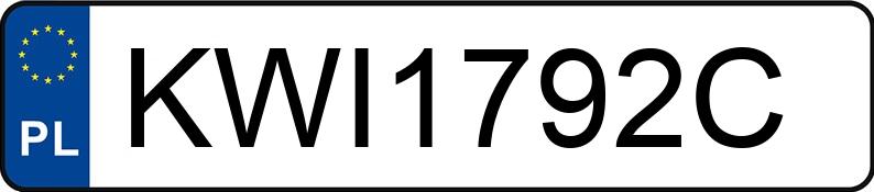 Numer rejestracyjny KWI 1792C posiada AUDI A4 Avant 1.8 Kat. MR`99 B5 Aut. - KWI1792C