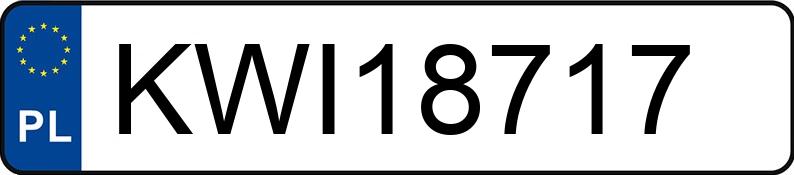 Numer rejestracyjny KWI 18717 posiada SKODA Octavia 1.6 MR`01 E4 Tour - KWI18717