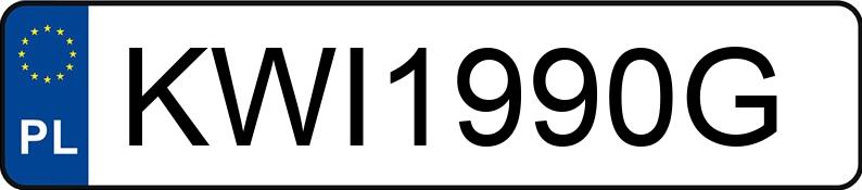 Il numero di registrazione KWI 1990G ha MERCEDES-BENZ 190 D 2.0 201 190 D 2.0 201 - KWI1990G