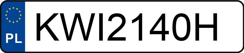 Numer rejestracyjny KWI 2140H posiada TOYOTA TOYOTA C-HR - KWI2140H Numer rejestracyjny KWI 2140H posiada TOYOTA TOYOTA C-HR - KWI2140H