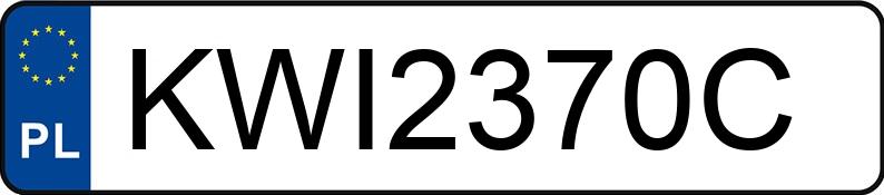 Numer rejestracyjny KWI 2370C posiada VOLKSWAGEN Crafter 35 TDI-CR MR`17 E6 3.5t Crafter 35 TDI-CR MR`17 E6 3.5t - KWI2370C