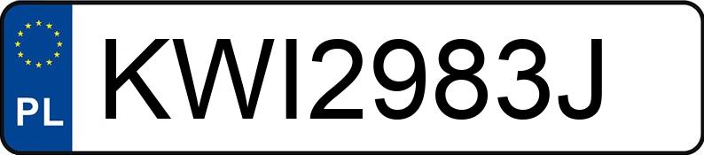 Numer rejestracyjny KWI 2983J posiada AUDI Q5 - KWI2983J Numer rejestracyjny KWI 2983J posiada AUDI Q5 - KWI2983J