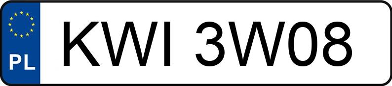 Numer rejestracyjny KWI 3W08 posiada MANTA MES1402J EKS99 - KWI3W08