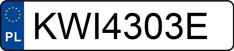 Numer rejestracyjny KWI 4303E posiada HYUNDAI ix20 1.4 MR`10 E5 Style - KWI4303E