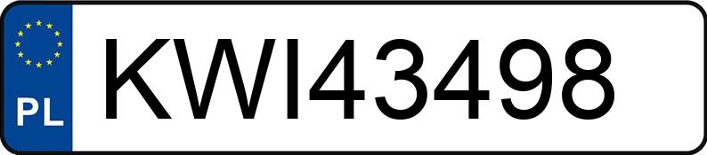 Numer rejestracyjny KWI 43498 posiada BMW 325 IS - KWI43498